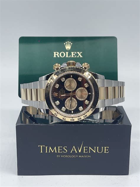 Rolex Daytona 2 Tone Black Diamond BNIB 2024 